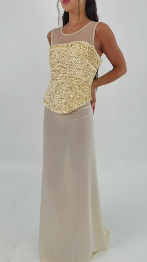 Oyster Pearl Top
